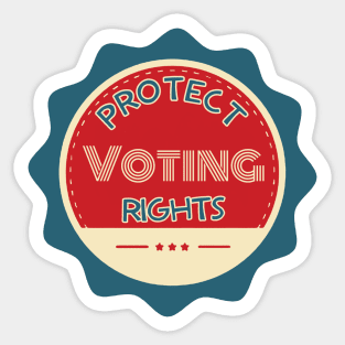 Protect Voting Rights Sticker